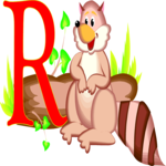 Cartoon Animal R Clip Art