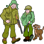 Hunters & Dog