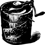 Antique Style Ice Cream Maker