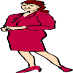 Woman Standing 2 (2) Clip Art