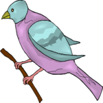 Bird Perched 68 Clip Art