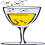 Champagne - Glass 06 Clip Art