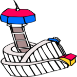 Roller Coaster 10 Clip Art