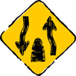 Divided Highway 4 Clip Art