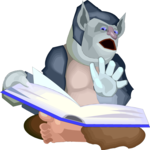 Troll with Book