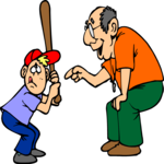 Baseball - Coach 3 Clip Art