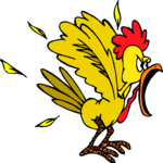 Chicken 13 Clip Art