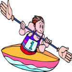 Canoeing 19 Clip Art