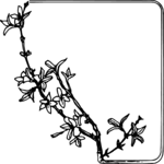 Flowers Frame 1 Clip Art