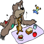 Picnic Thief Clip Art