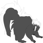 Skunk 3 Clip Art