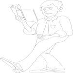 Man Reading Book