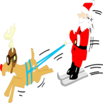Santa & Reindeer 02