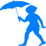 Boy with Umbrella