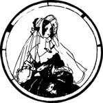 People, Woman in Bonnet