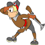 Pilgrim Searching Clip Art