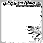 Steamy Days Frame Clip Art