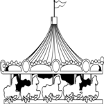 Carousel 3 Clip Art