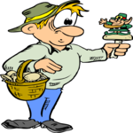 Leprechaun Discovery Clip Art