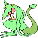 Mutant Creature 033 Clip Art