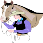 Cowgirl 09 Clip Art