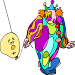 Clown with Balloon 5