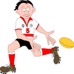 Rugby Player 03 Clip Art