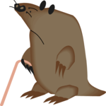 Mole 1 Clip Art