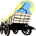 Covered Wagon 1 Clip Art
