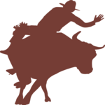 Bull Riding 2 Clip Art