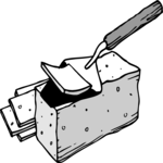 Cheese Brick 2 Clip Art