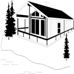 Chalet 2 Clip Art