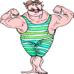 Body Builder 15 Clip Art