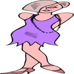 Flapper 3 Clip Art