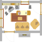 Living Room Floorplan Clip Art