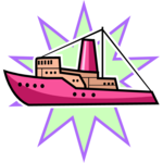 Ship 108 Clip Art