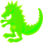 Dragon 074 Clip Art