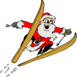 Santa Skiing 3