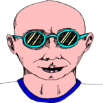 Blue Sunglasses Clip Art