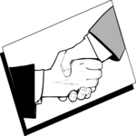 Handshake 2 Clip Art