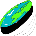 Flying Disk - Globe