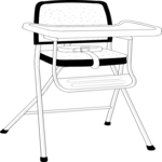 Highchair 1 Clip Art