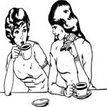 Women Drinking Coffee