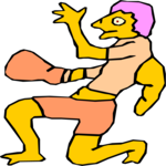 Mutant Male 96 Clip Art