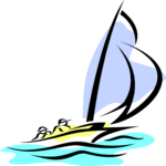 Sailing 04 Clip Art