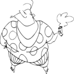 Smoker 3 Clip Art