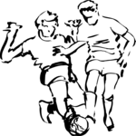 Soccer - Players 1 Clip Art