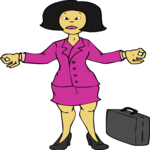 Businesswoman Meditating