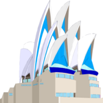 Sydney Opera House 11 Clip Art