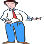 Businessman Standing 4 Clip Art